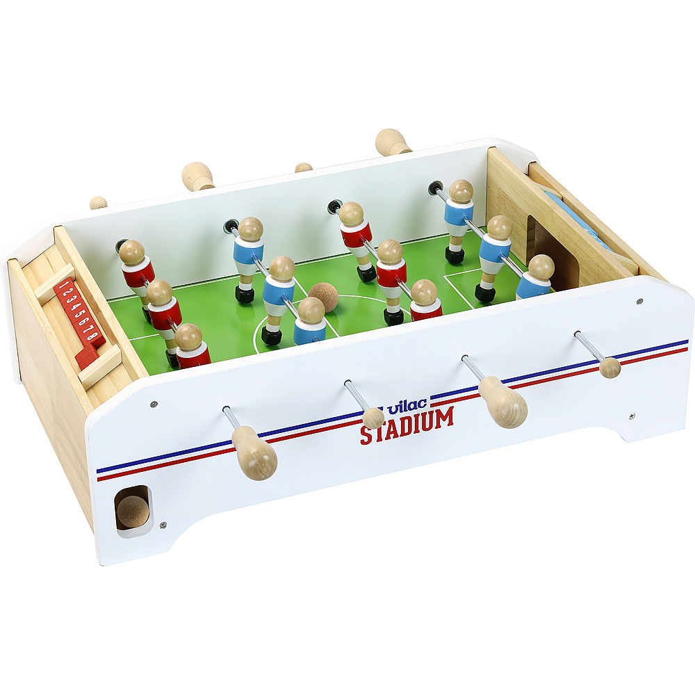 Jeu en bois, baby-foot enfant stadium de VILAC